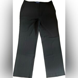 JH Collectibles Karyn black dress pants with straight leg and medium rise.
